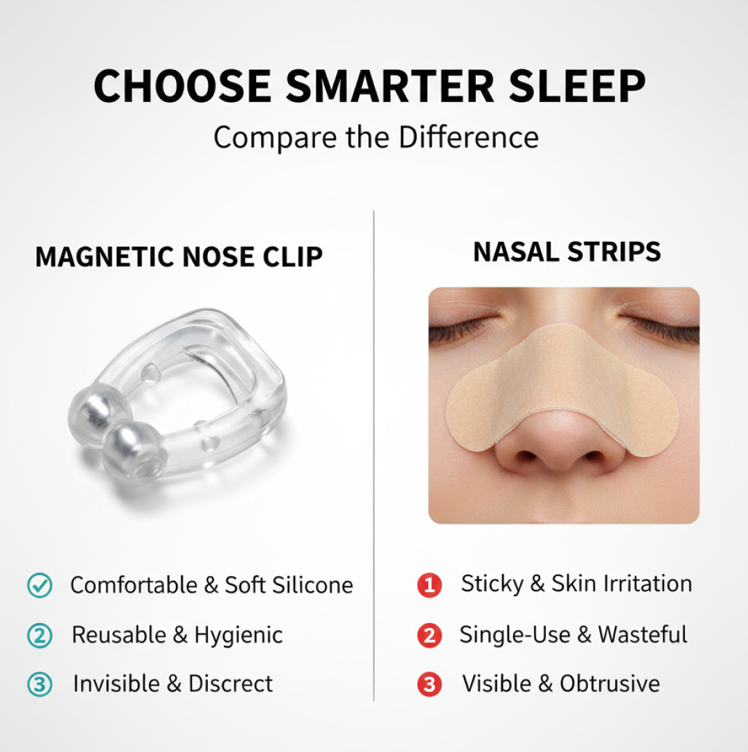 Anti-Snore Nose Clip (Silicone, 1 Pc)