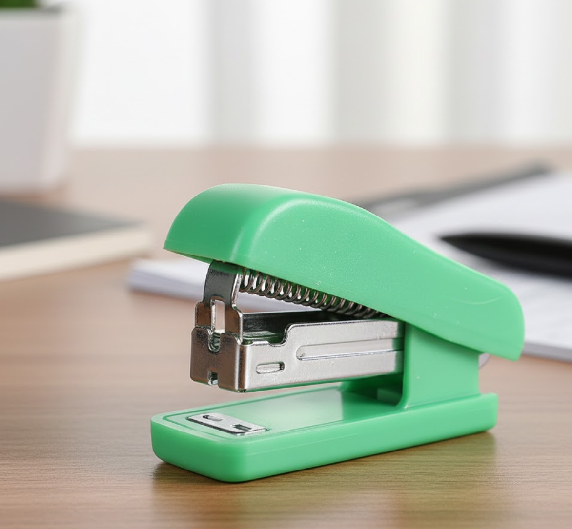 Mini Stapler with 1 Strip of Staples (1 Set)