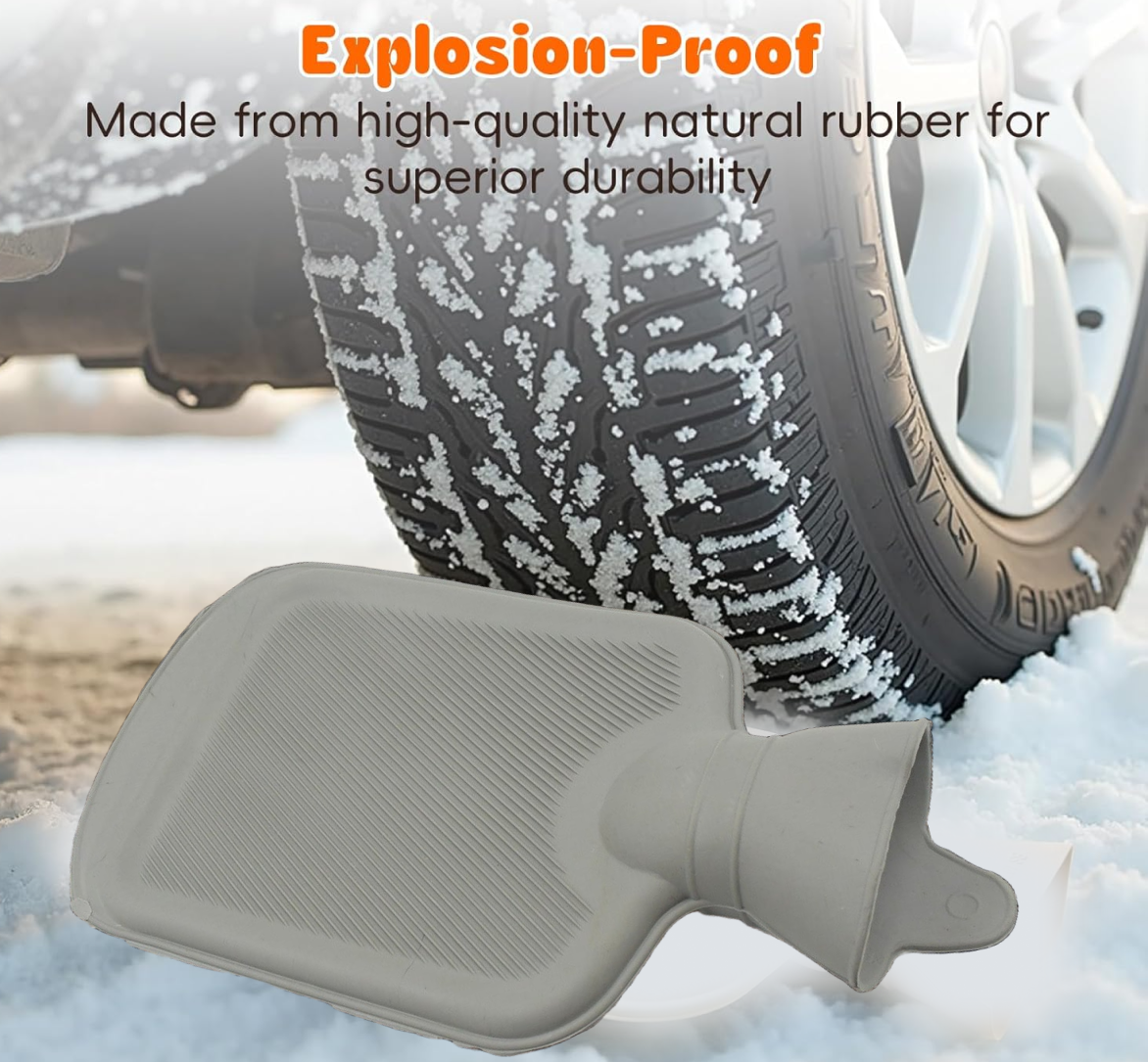 Hot Water Bag with Cover for Pain Relief & Cramps, Leak-Proof Therapy Bottle (1 Pc)