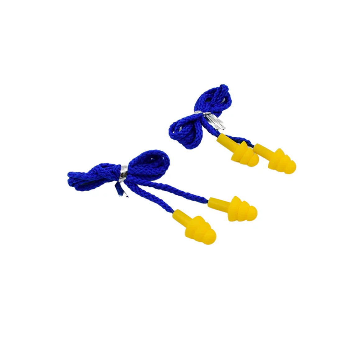 Soft Silicone Ear Plugs Hearing Protection (2 Pc Set)
