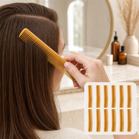 Plastic Hair Comb Set – Durable & Anti-Static for Daily Use