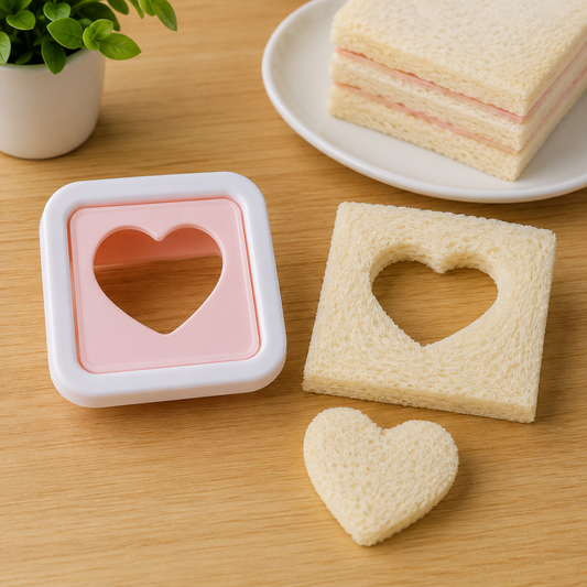Heart Shape Sandwich Cutter – Kid-Friendly Bread Press Mold
