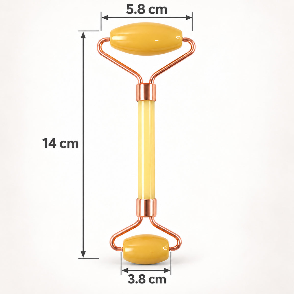 Facial roller dimensions