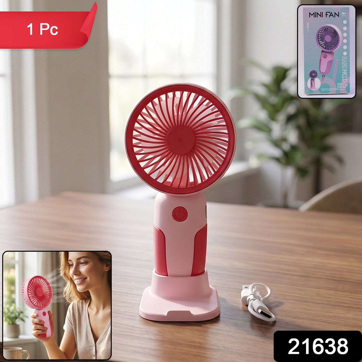 21638 mini handheld fan sku