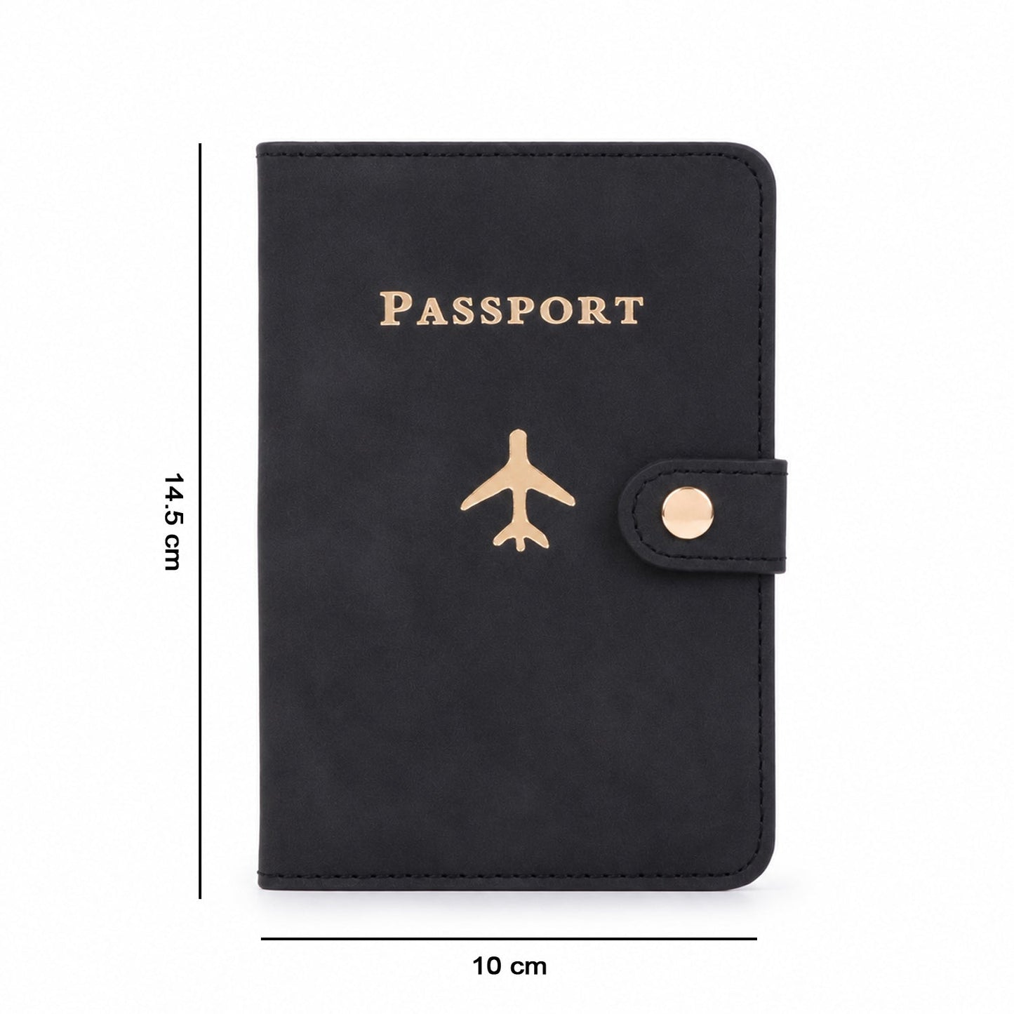 Slim compact passport holder wallet in mix design
