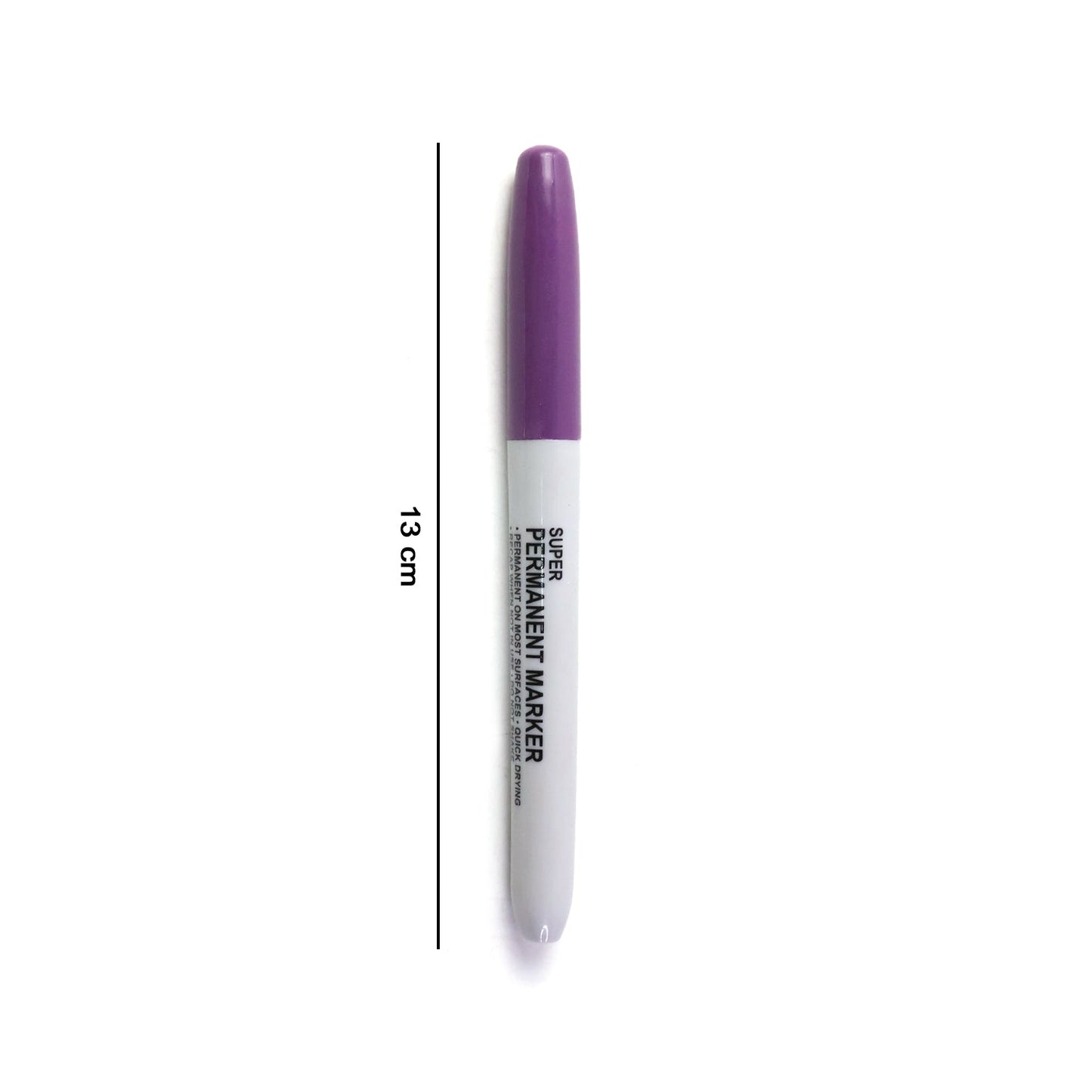 Mix Color Permanent Marker Pen Waterproof Quick Dry for Office School (1 Pc)