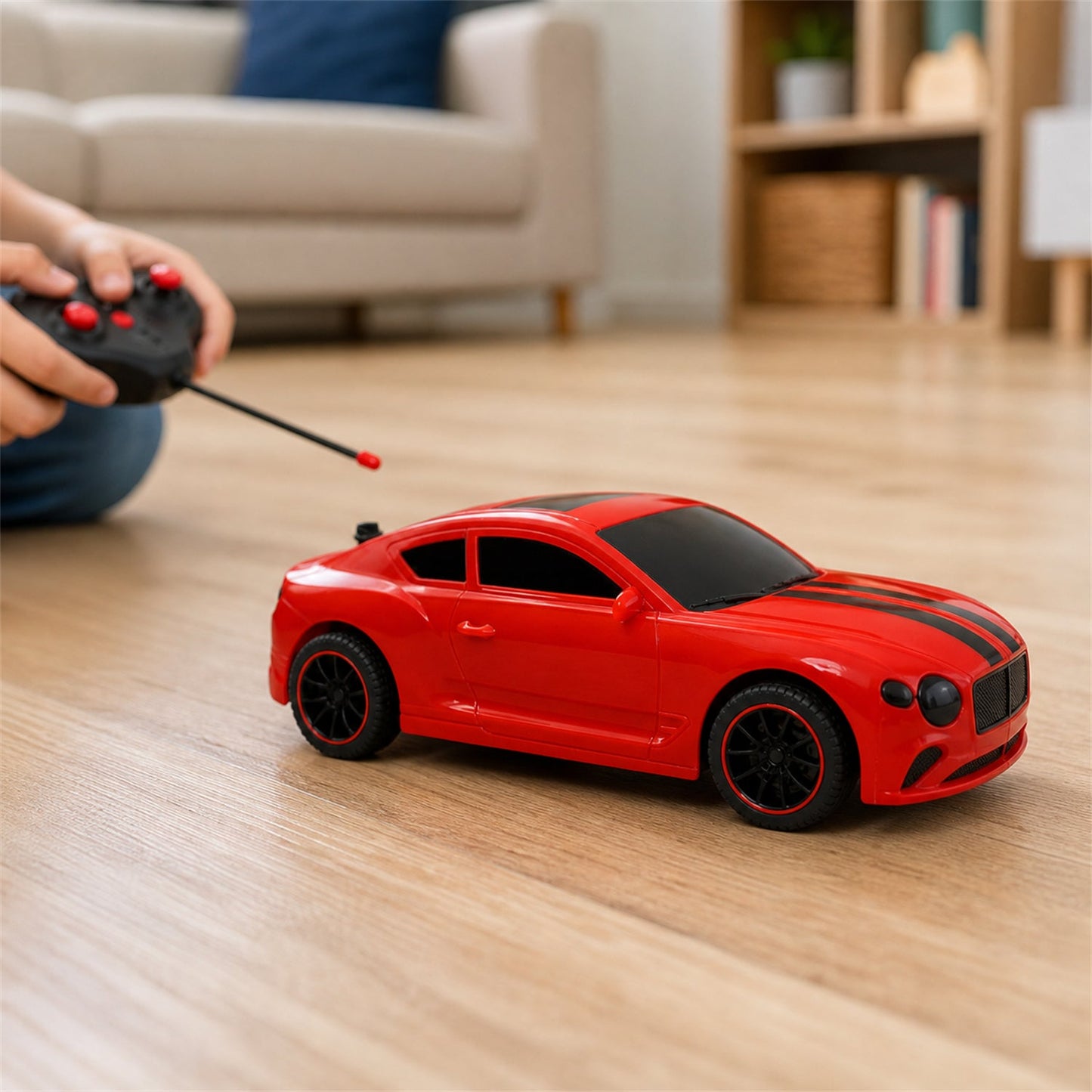Remote Control Sports Car Toy High-Speed RC Racing Car for Kids Boys (1 Pc)