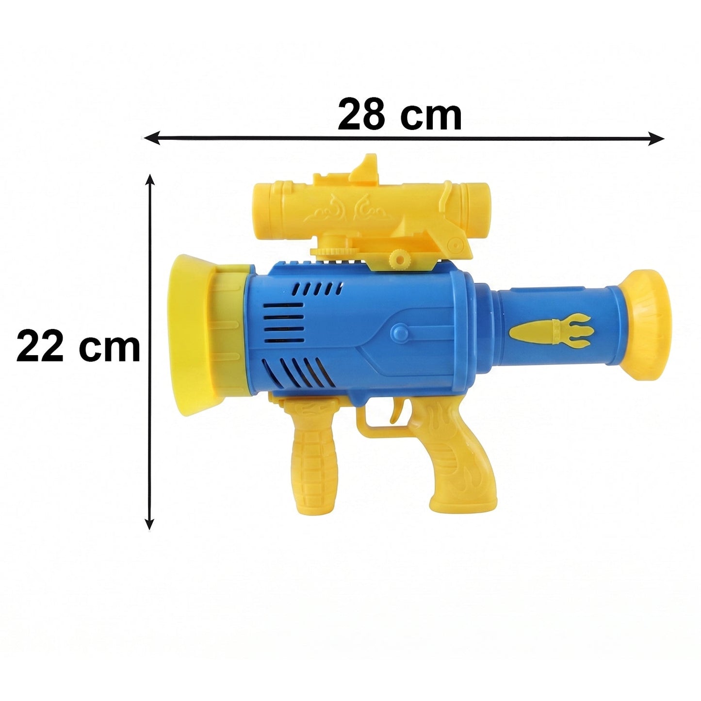 Automatic Rechargeable Bubble Gun Toy with Lights Bubble Maker for Kids (1 Pc)