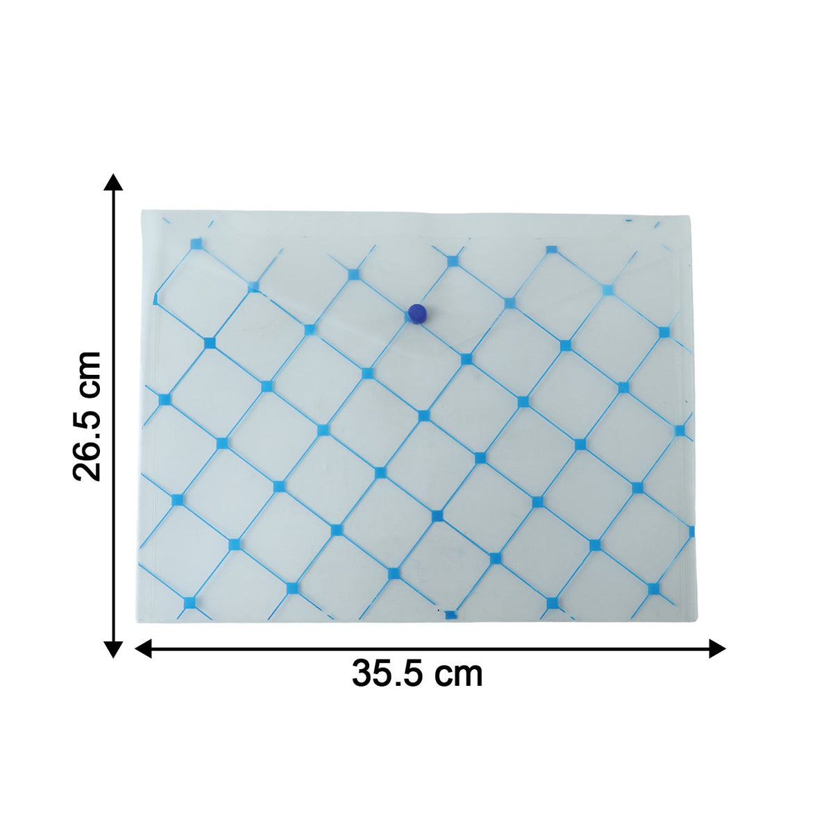 Size and dimensions of A4 plastic folder for office and school storage