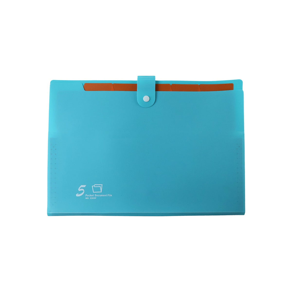 White background showing A4 multi-pocket document organizer