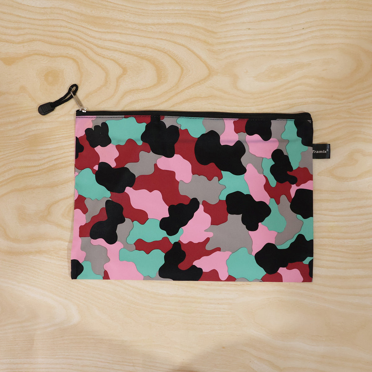 Multipurpose printed zipper pouch live product photo
