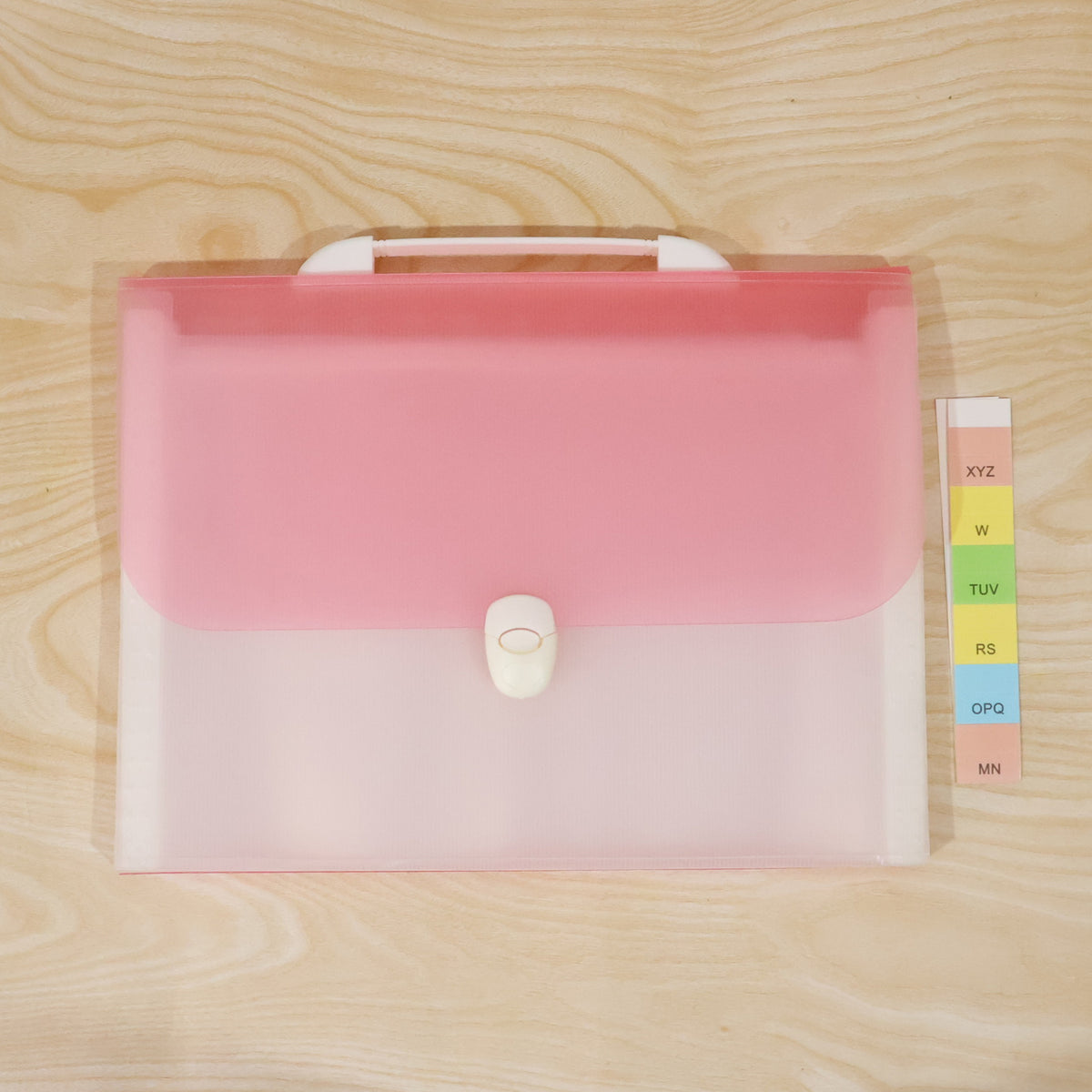 Plastic 13 pocket document folder live product photo