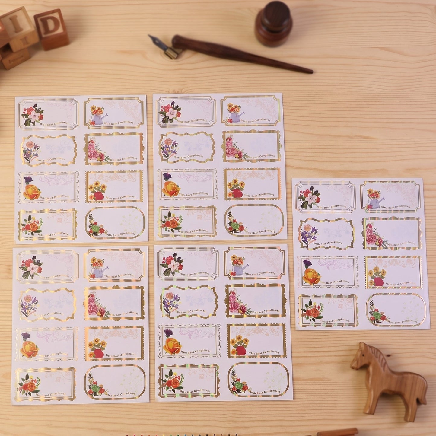 22182 gift tag stickers no sku