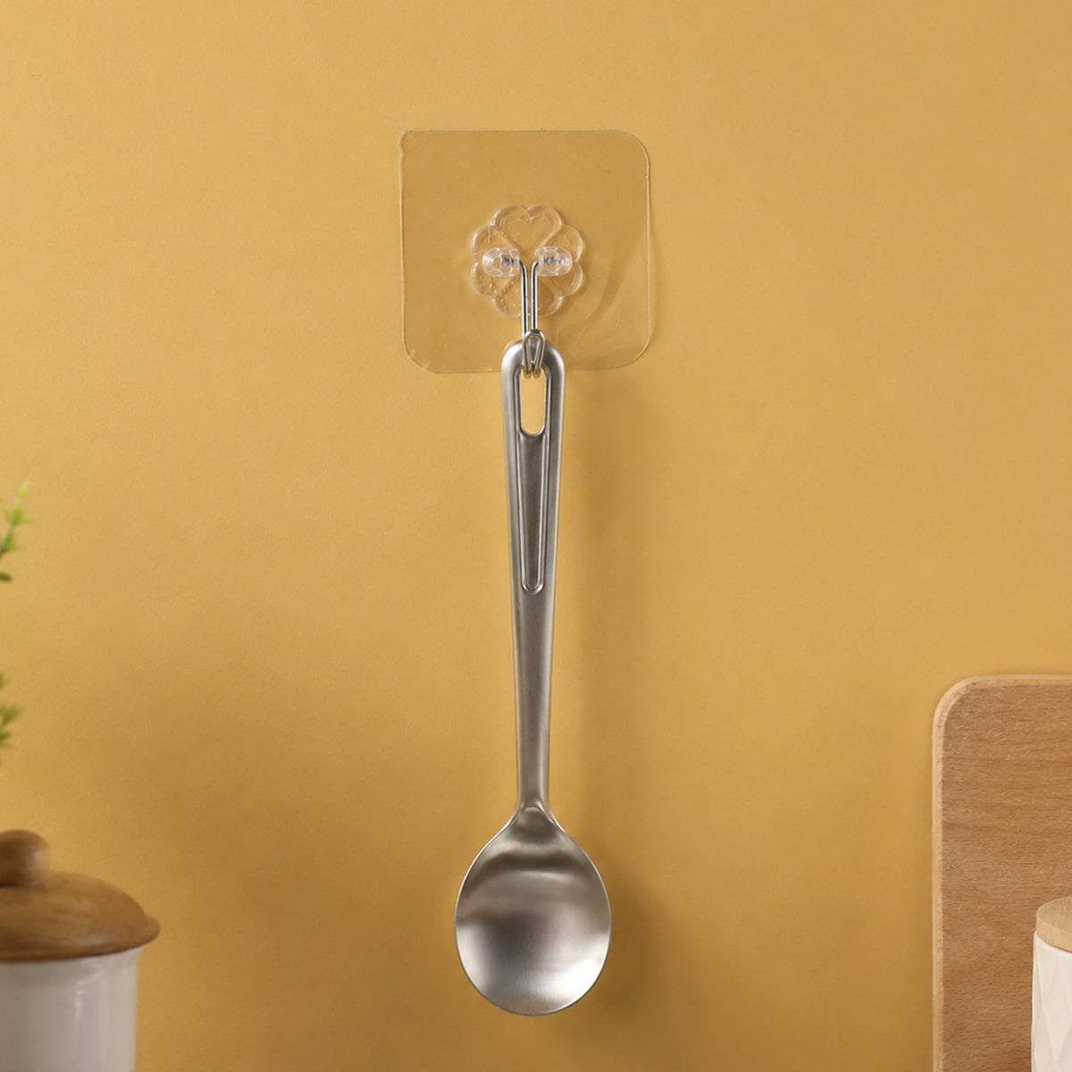 Adhesive utility hook home use