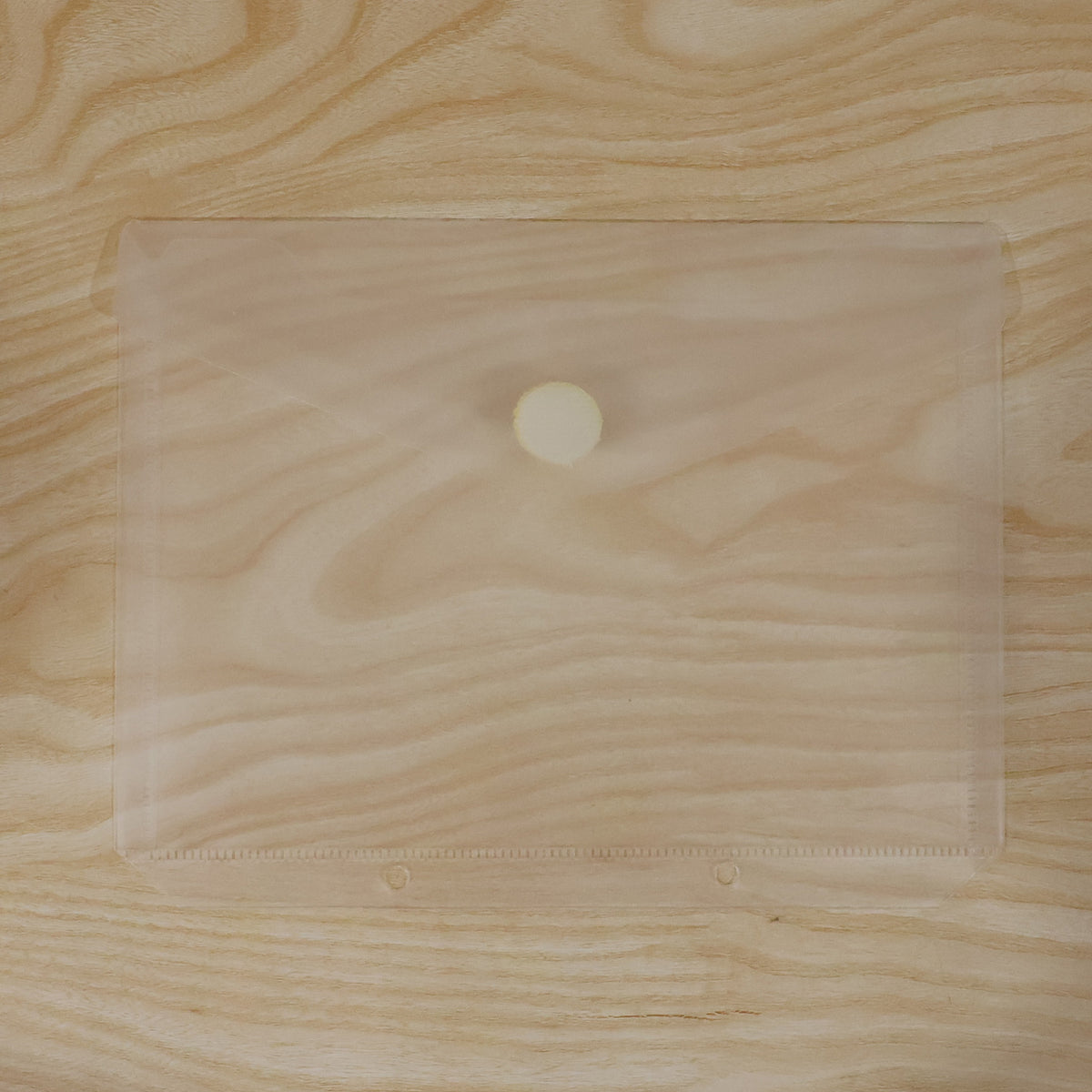 Transparent button file folder live product photo