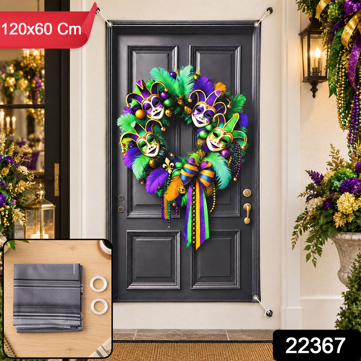 Masquerade door banner with product code 22367