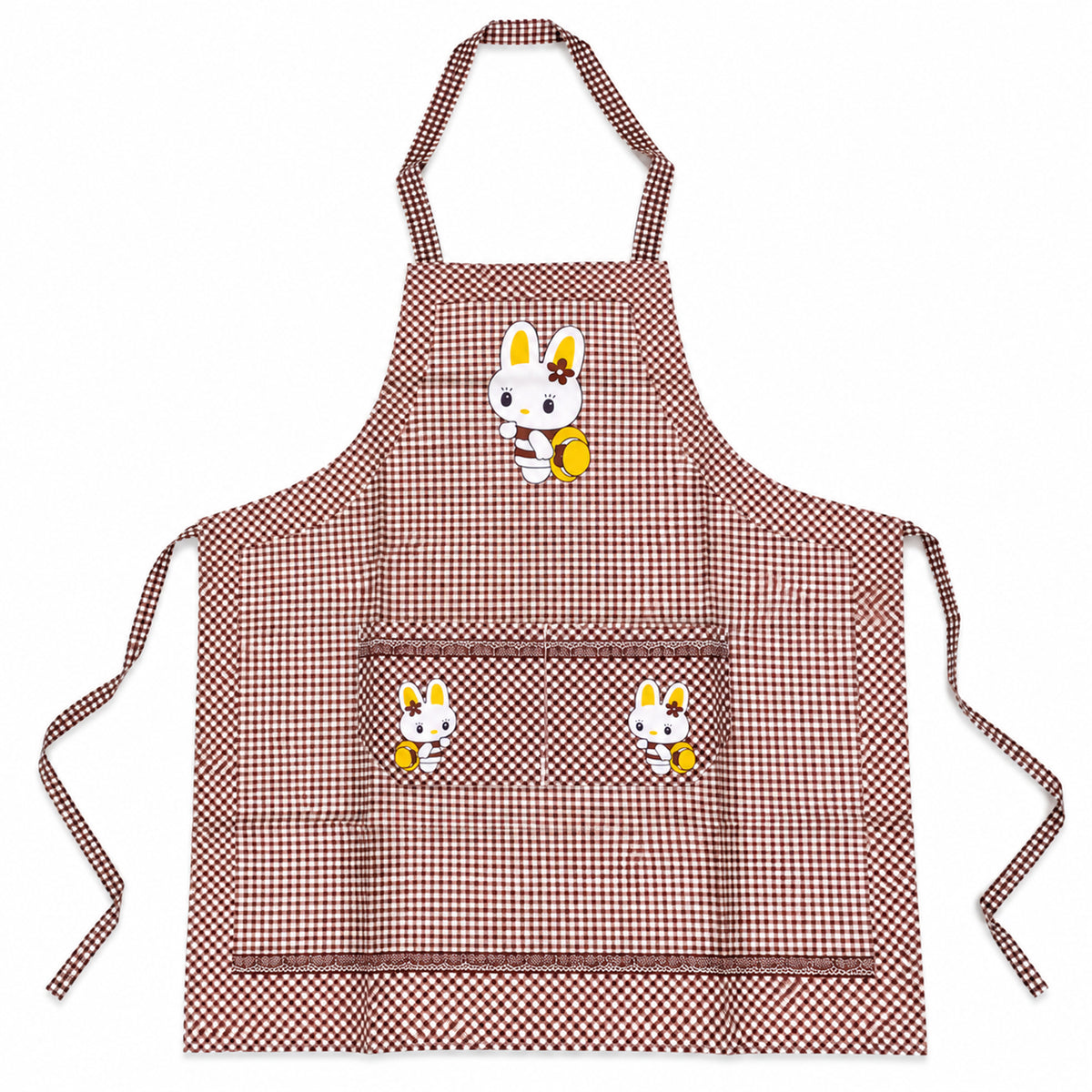 Kitchen cooking apron hanging view