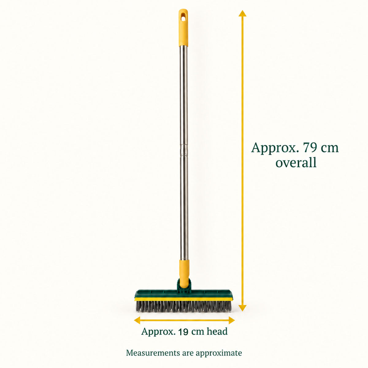 Cleaning brush dimension reference