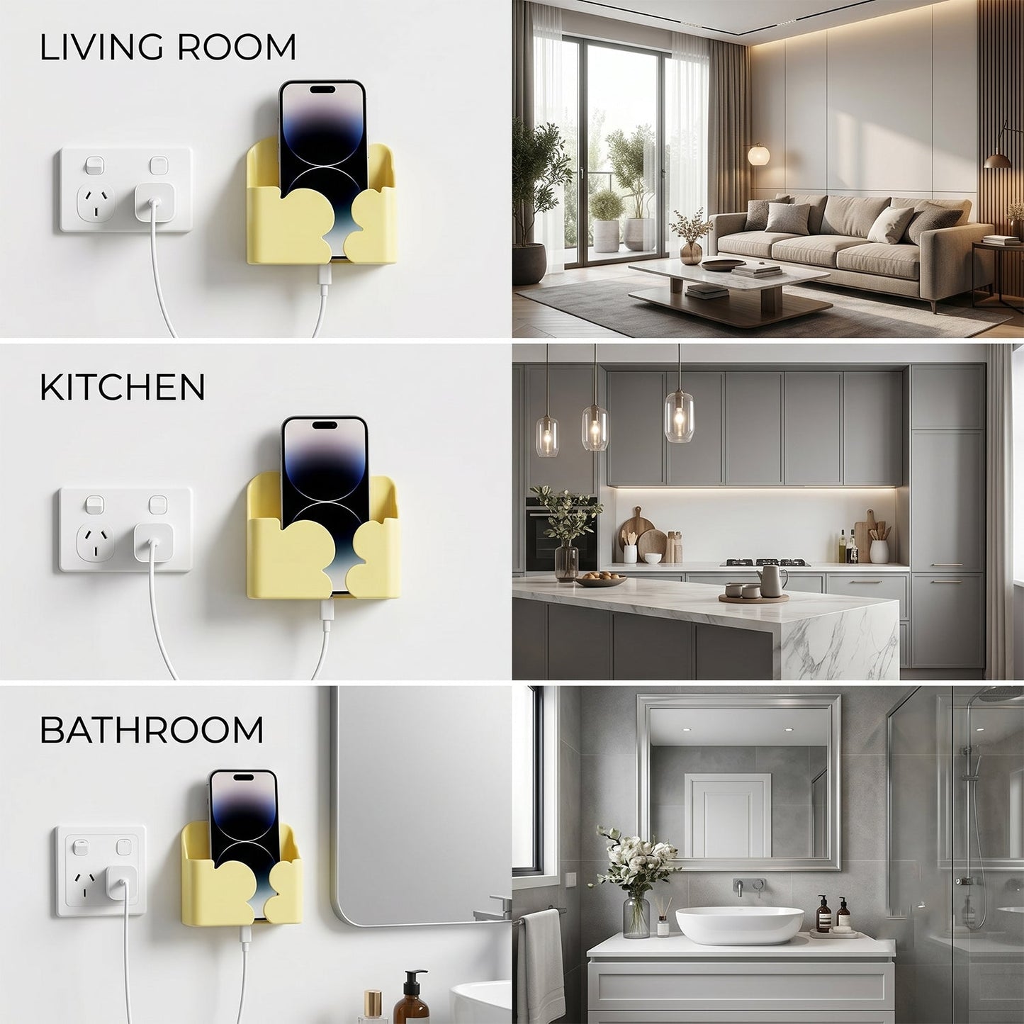 22701 wall mounted mobile holder live