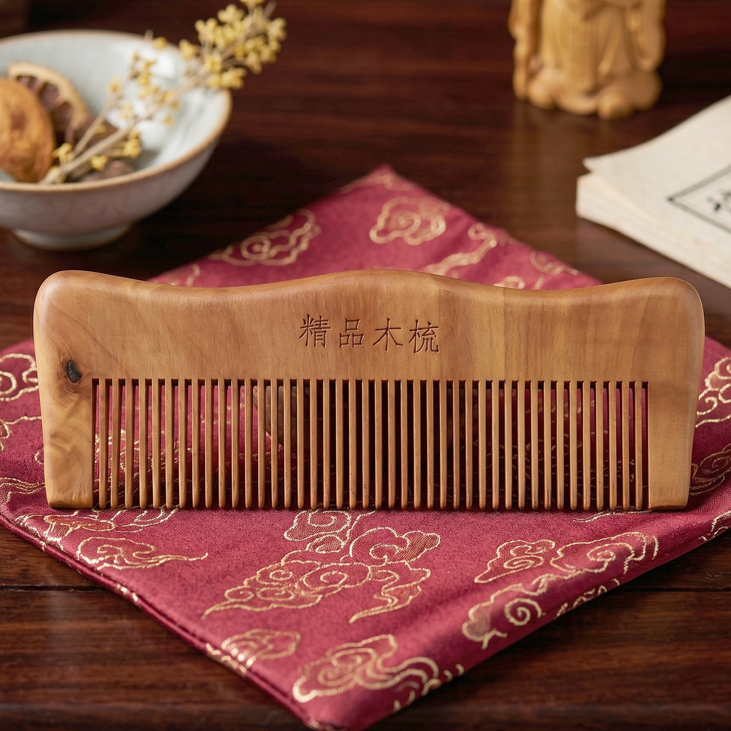 22881 wooden hair comb product