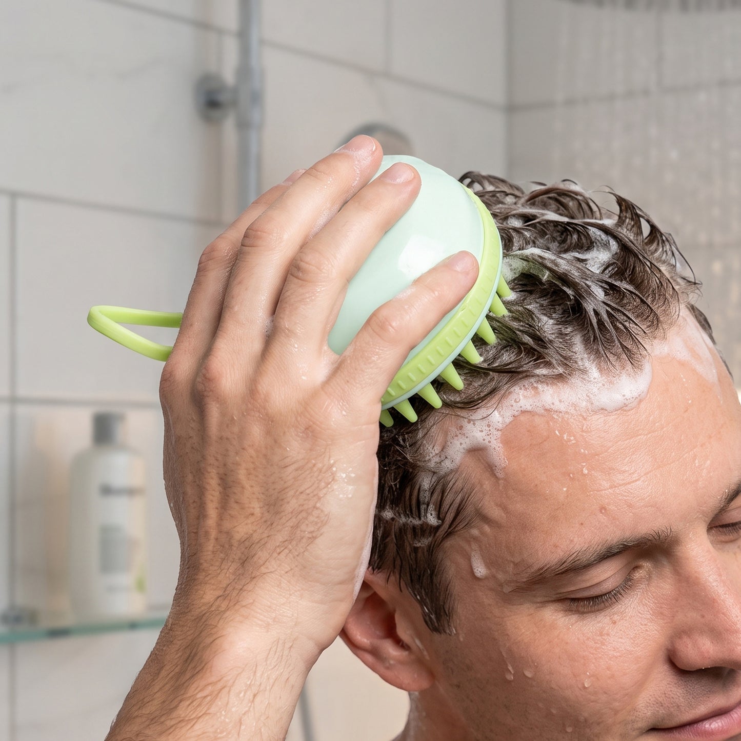 Silicone scalp massage shampoo brush - image 8