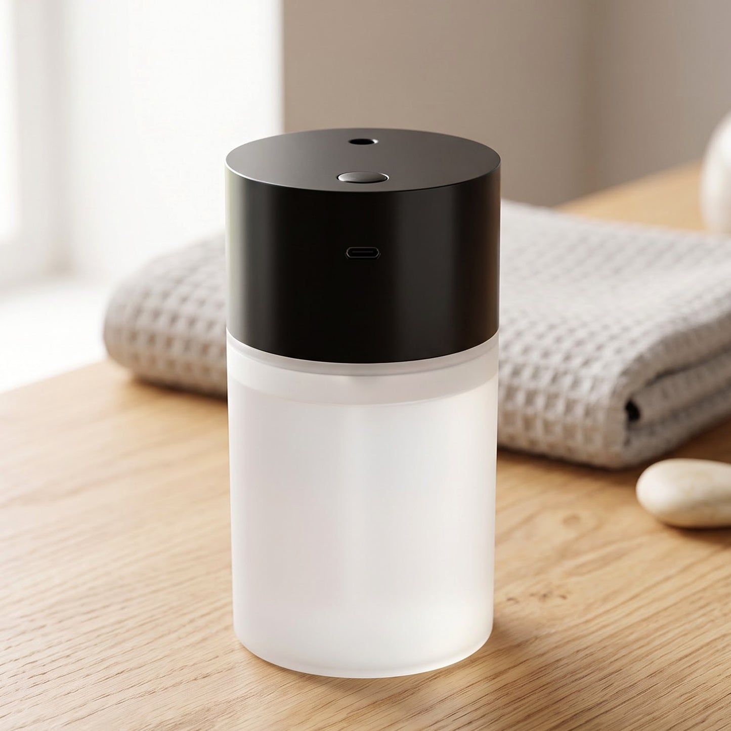 Compact desktop USB humidifier