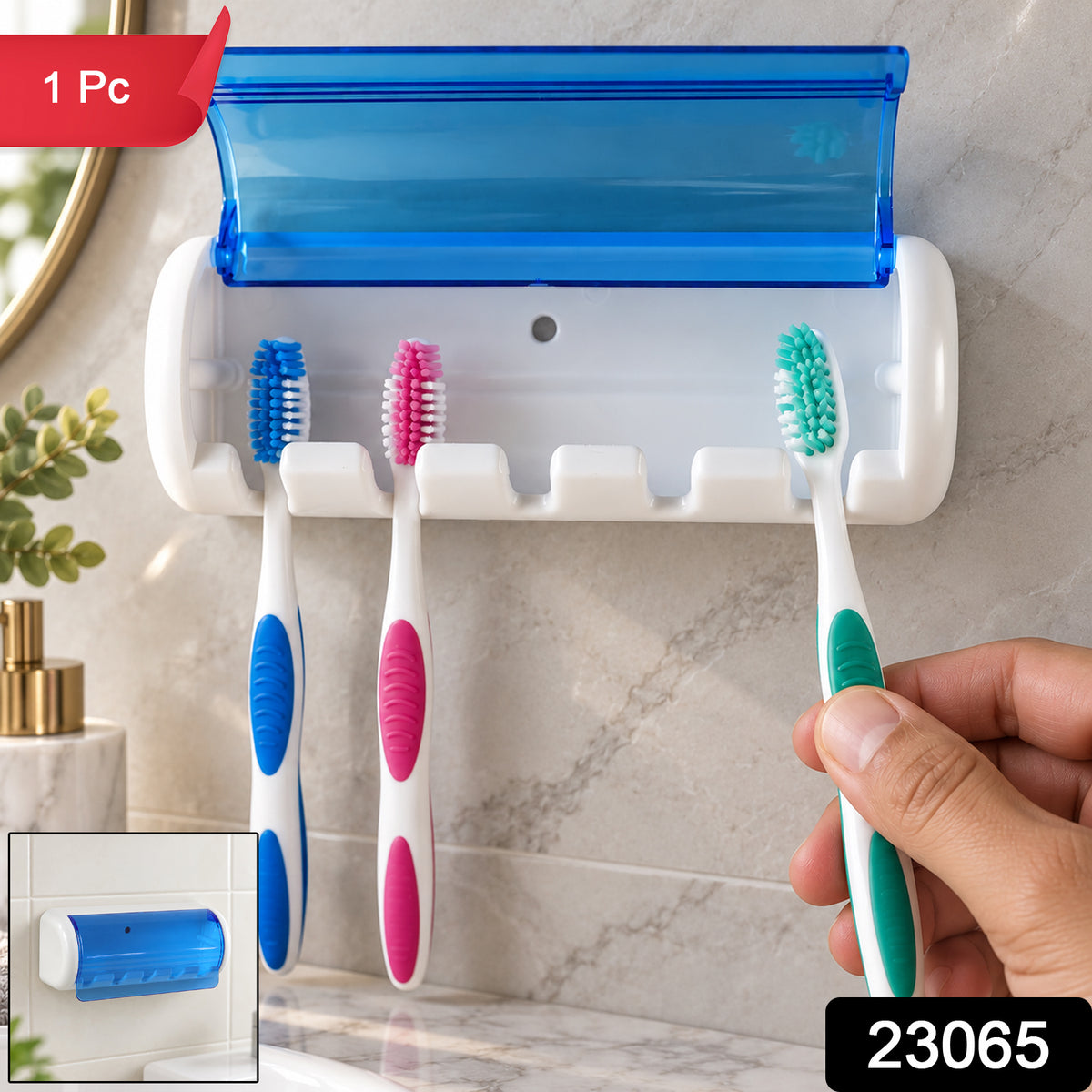 Wall Mounted Toothbrush Holder – Hygienic & Space-Saving Design