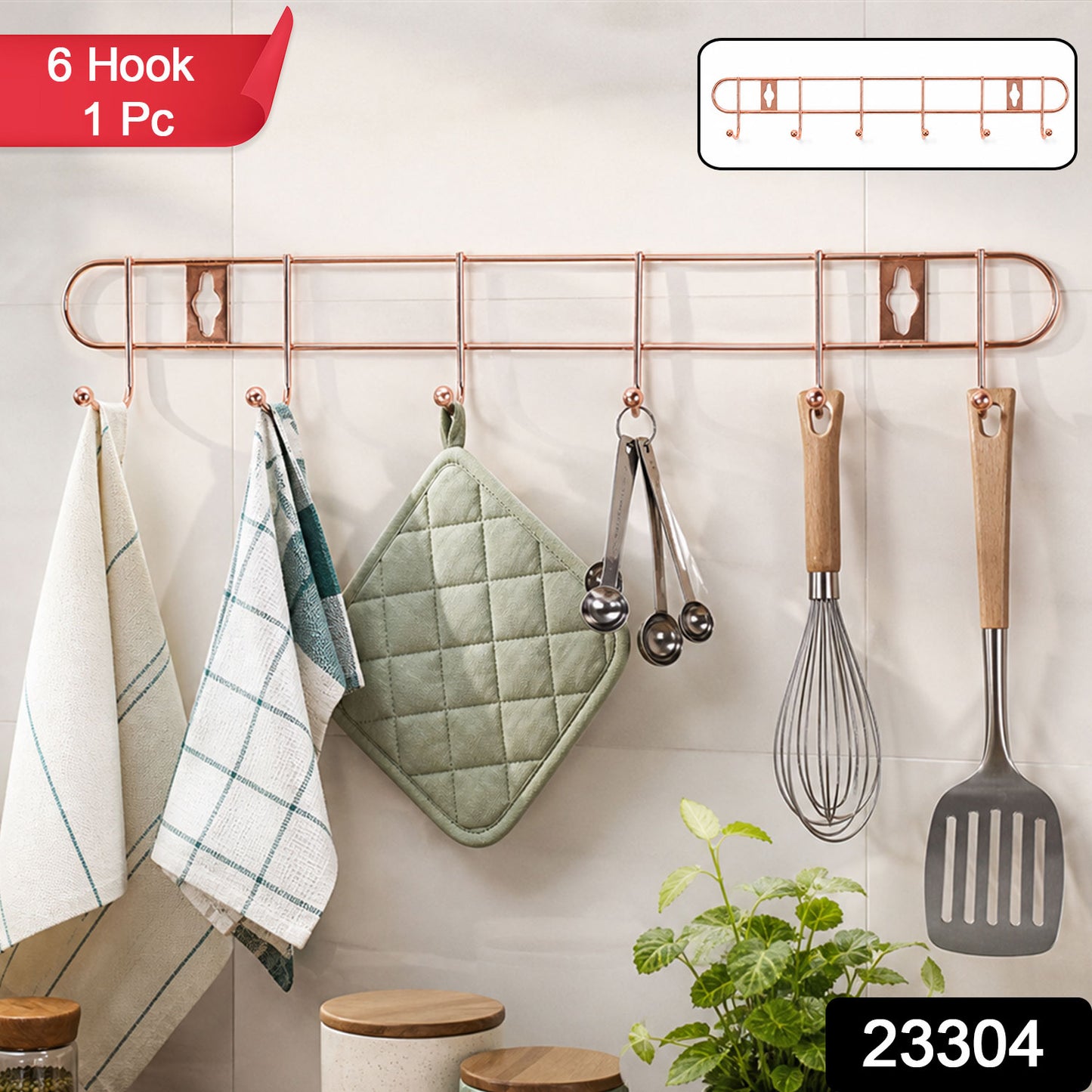 Wall hook rack pack
