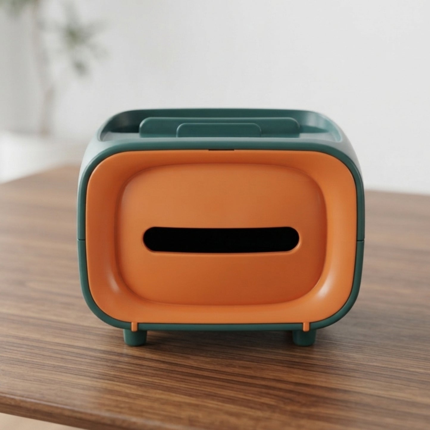 Multipurpose plastic tissue storage box