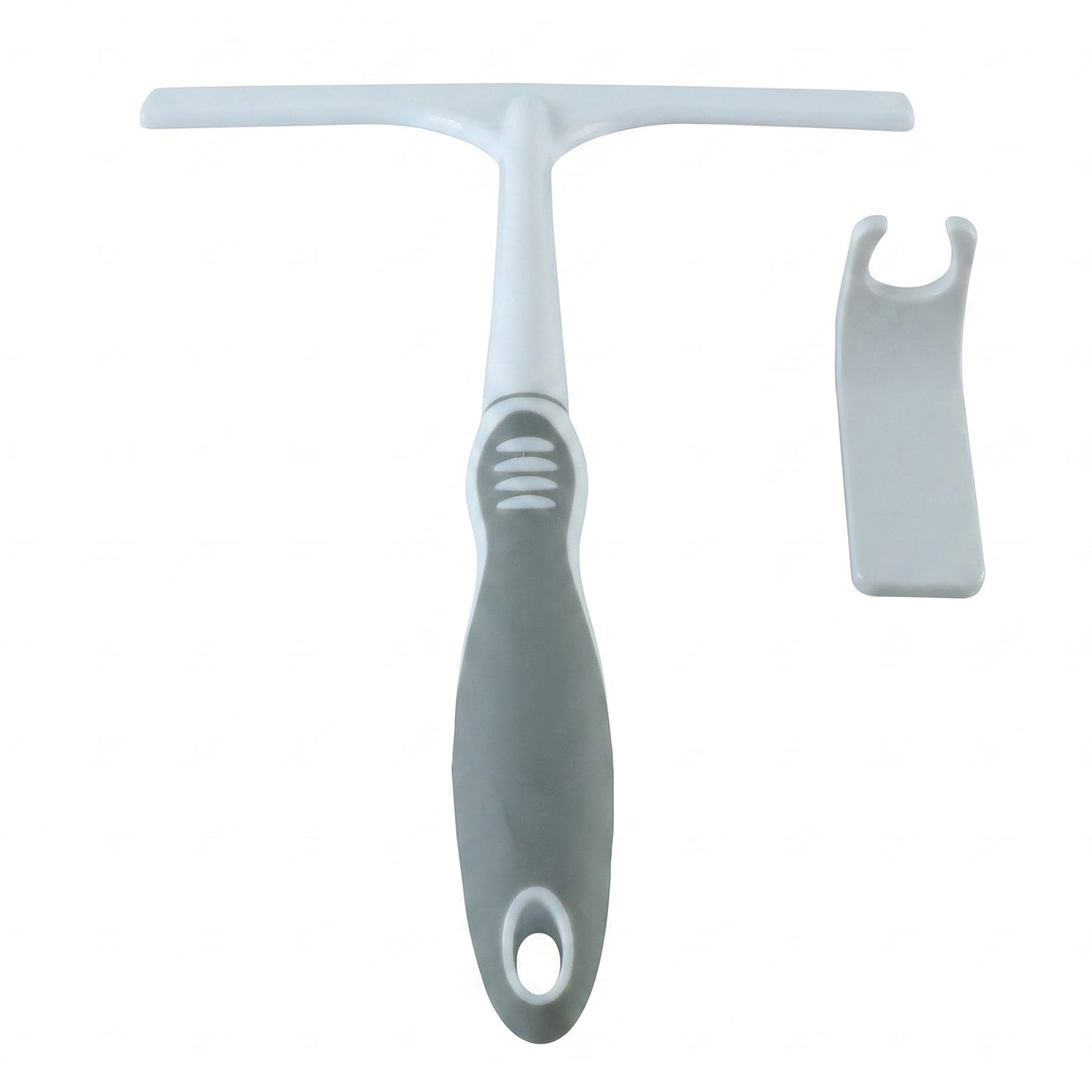 Plastic glass wiper on white background