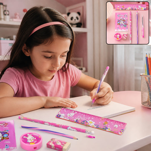 Kids Stationery Set – Complete 7-in-1 Creative School Supplies