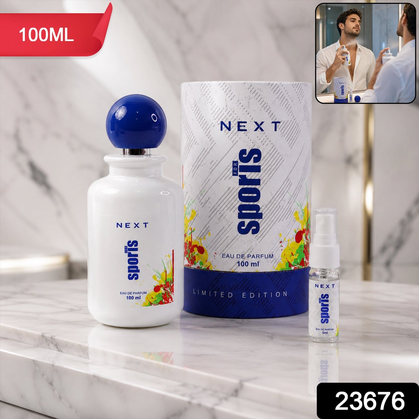 Sports fragrance perfume pack