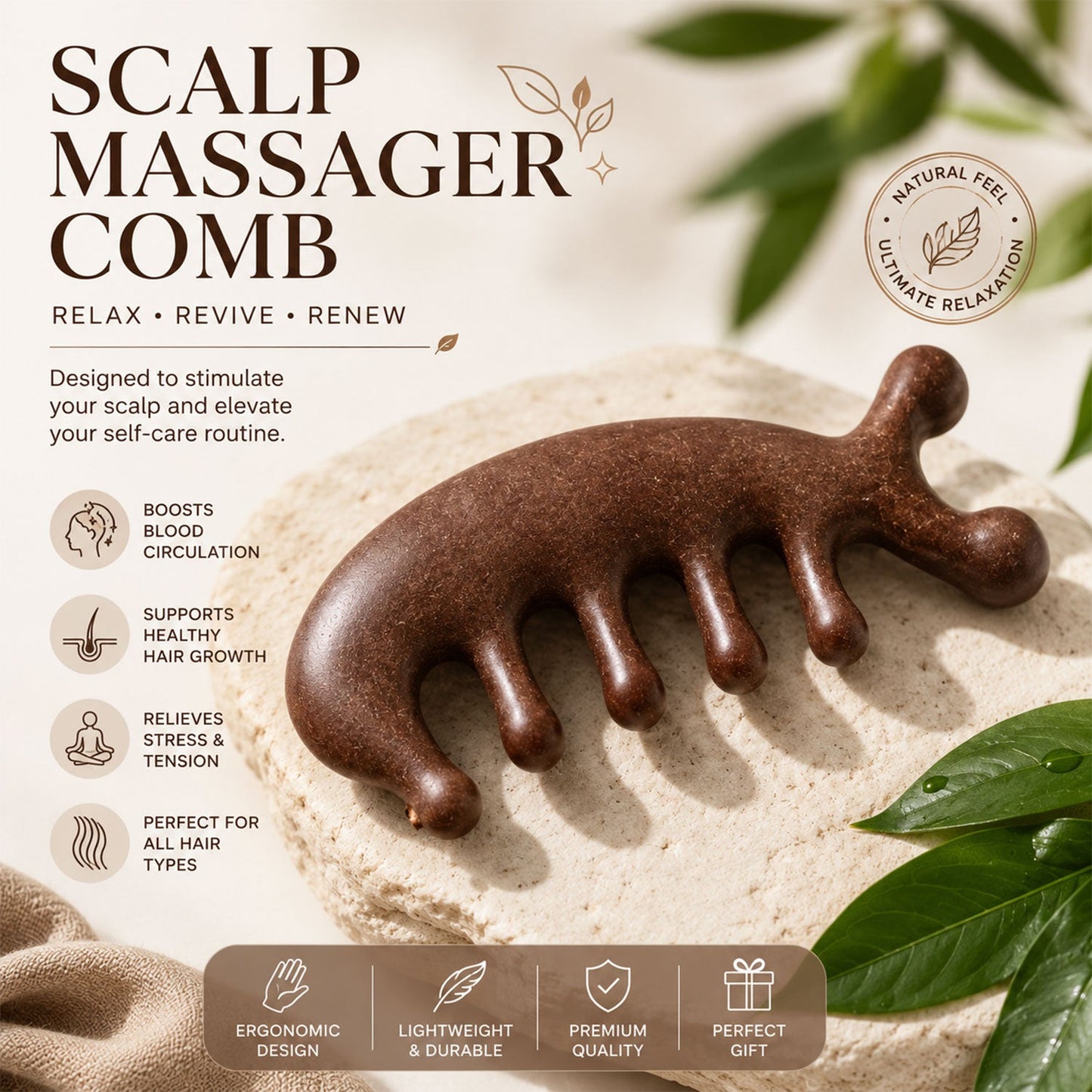 23745 scalp head massager comb