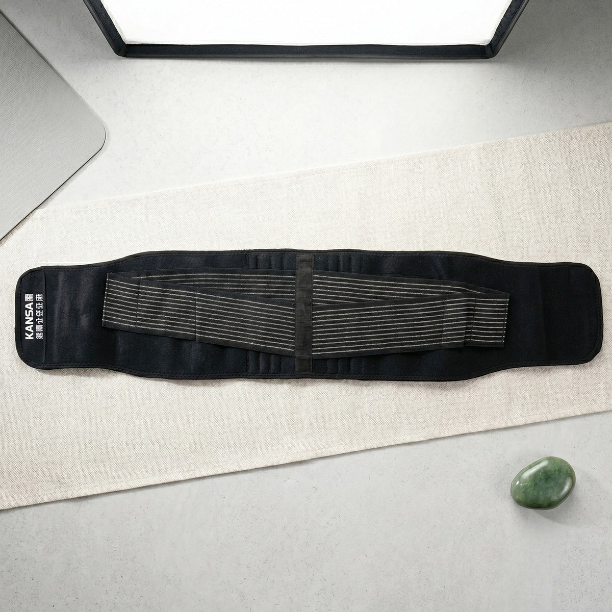 Lumbar support belt design view
