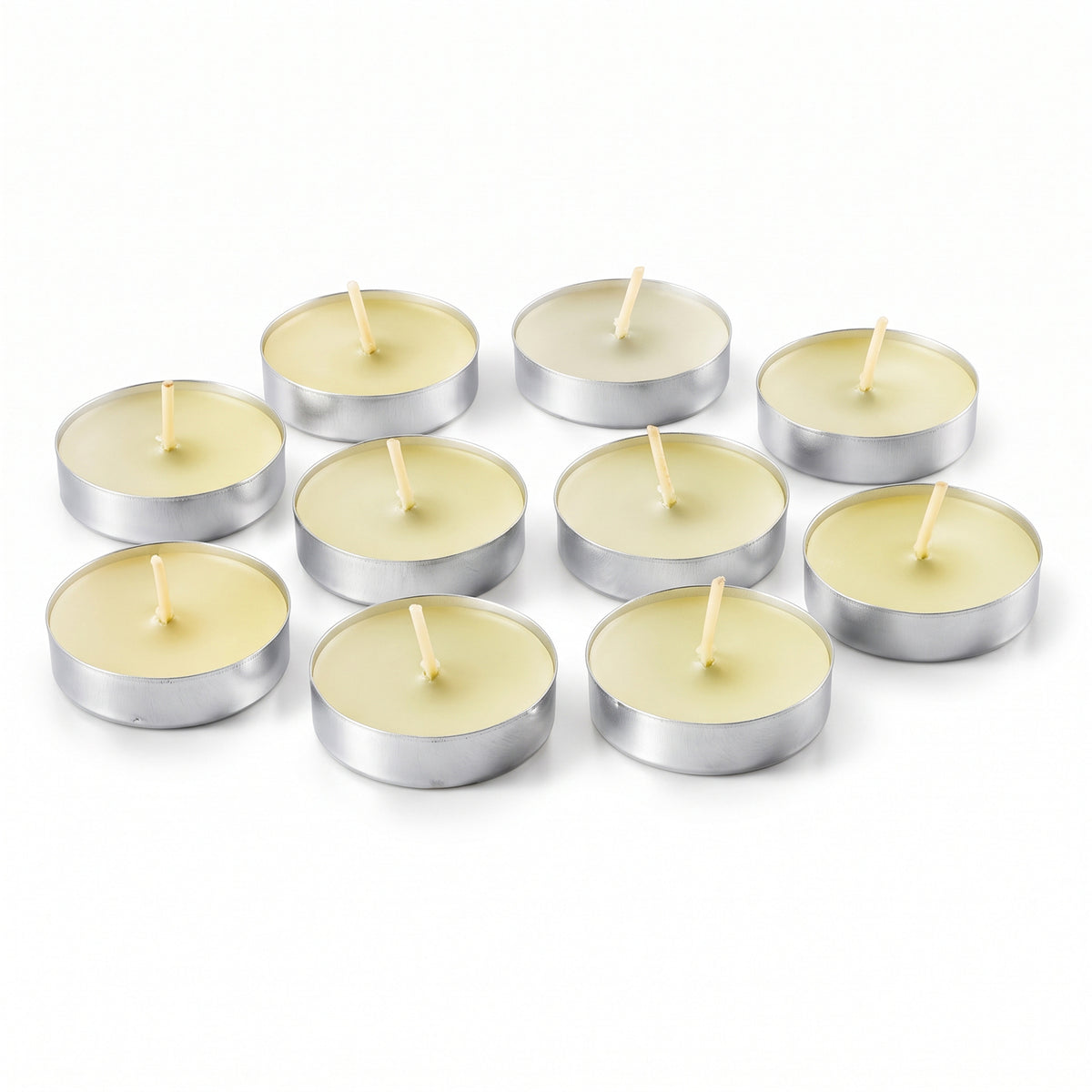 Decorative wax tea light candles 04