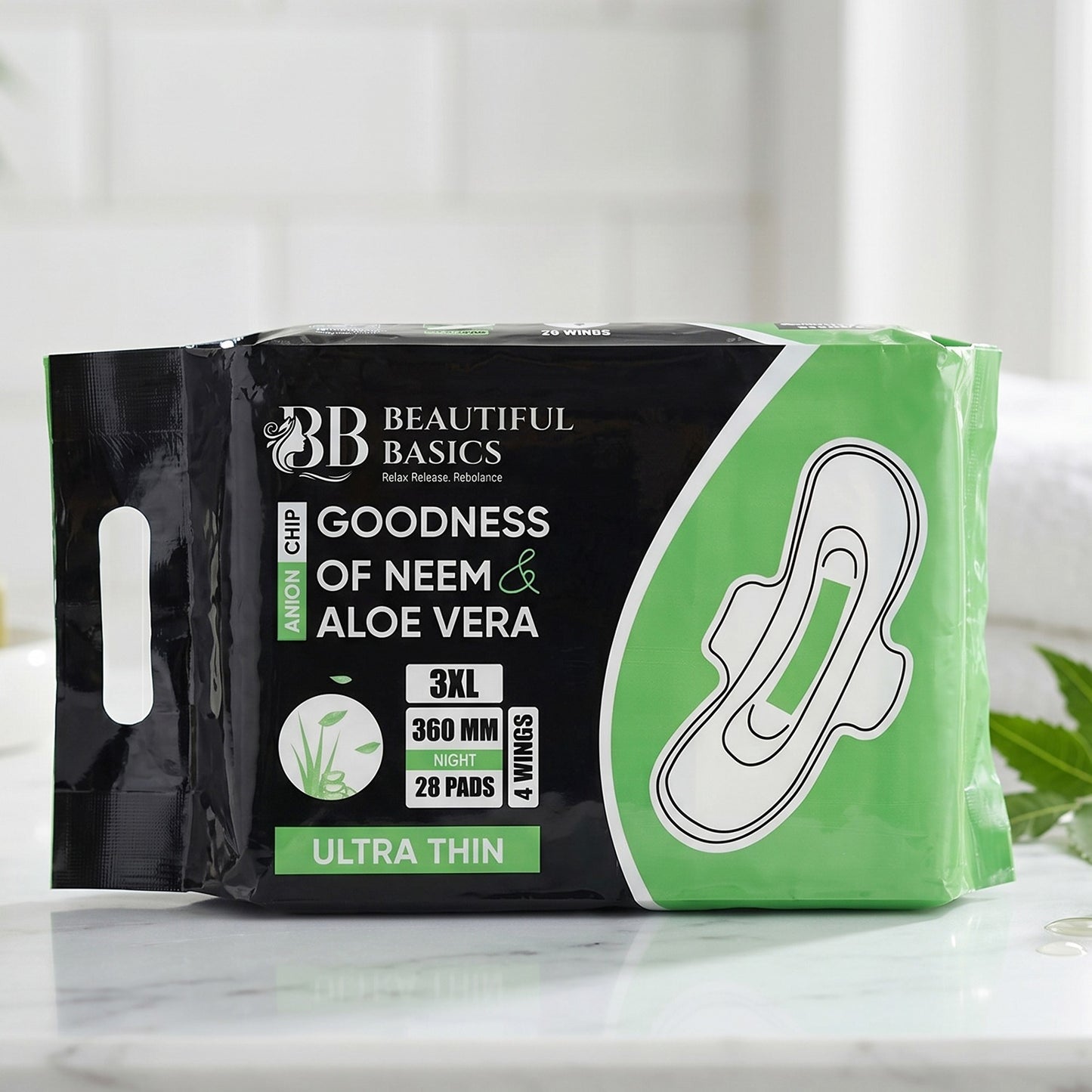 Beautiful Basics sanitary pads product image