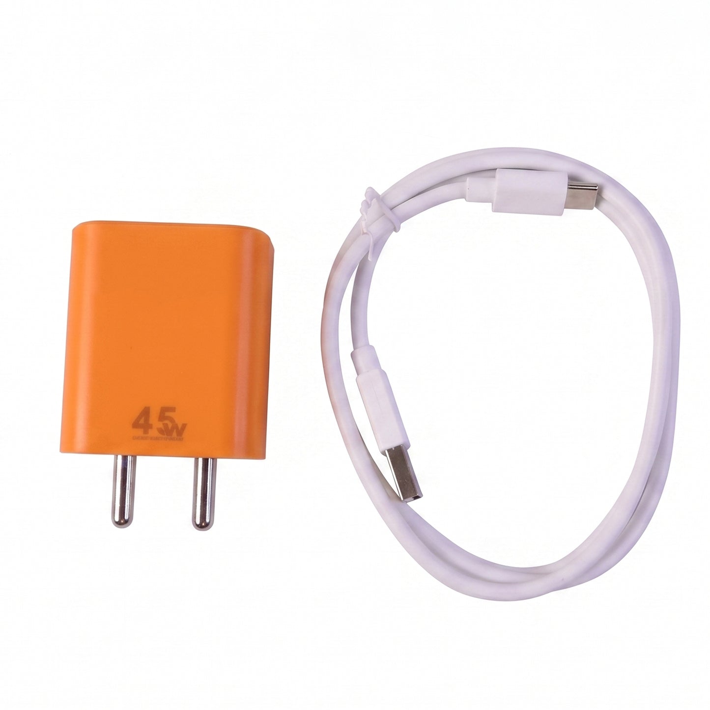 45W super fast wall charger size detail