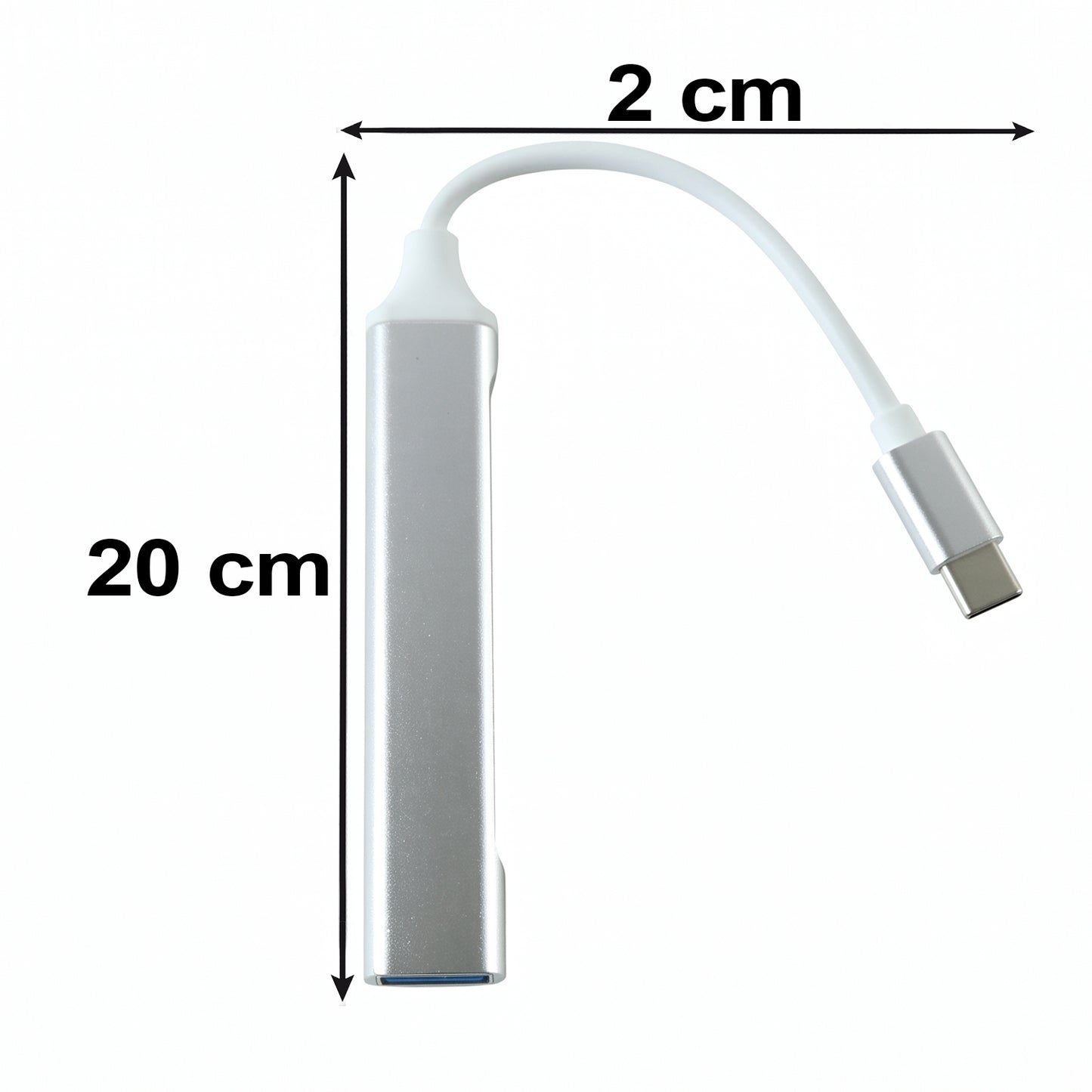 Type C hub size reference