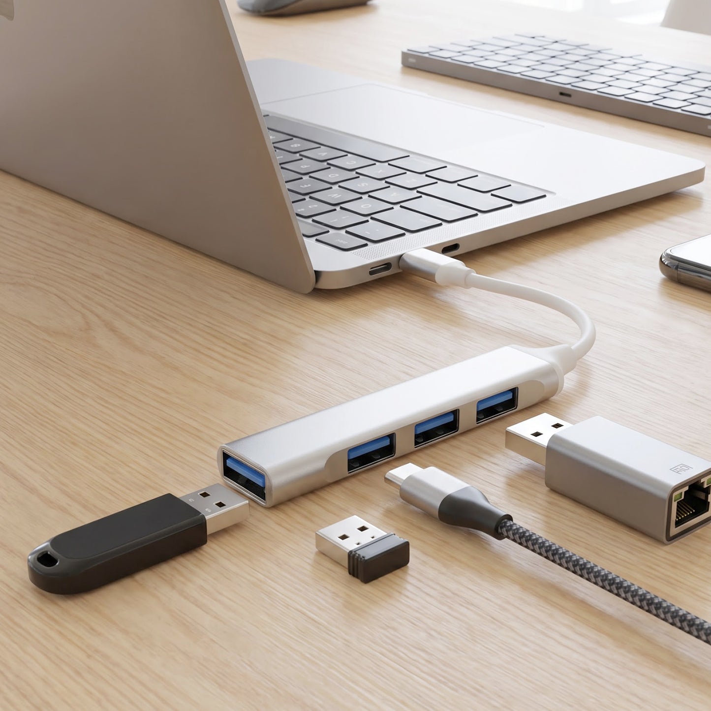 USB hub port detail
