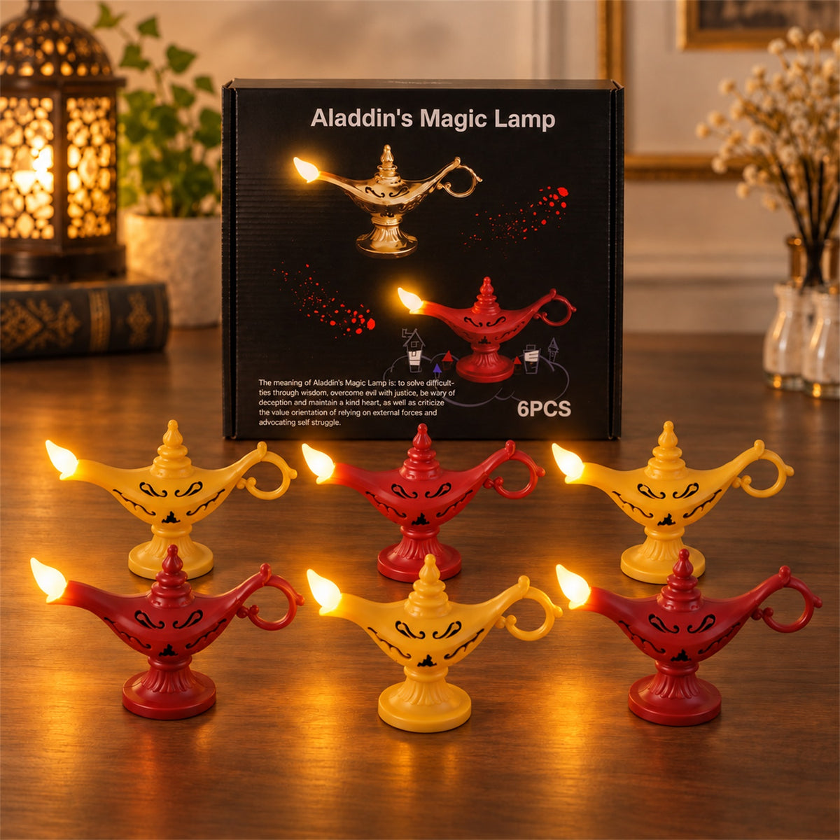 Decorative magic lamp shaped LED light 01