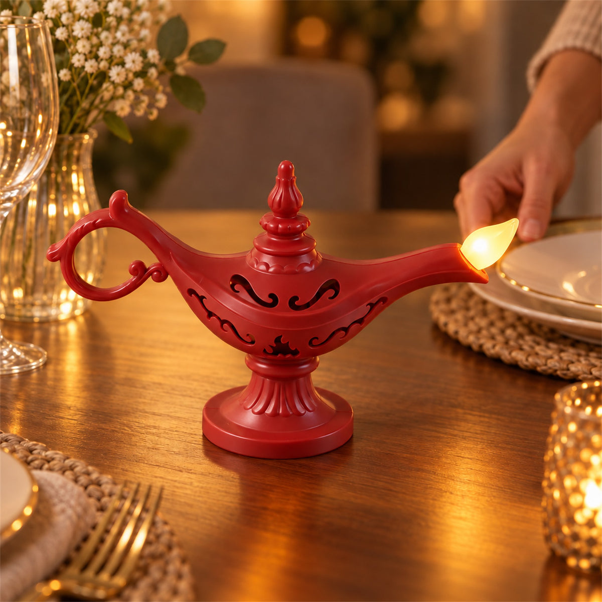 Decorative magic lamp shaped LED light 03