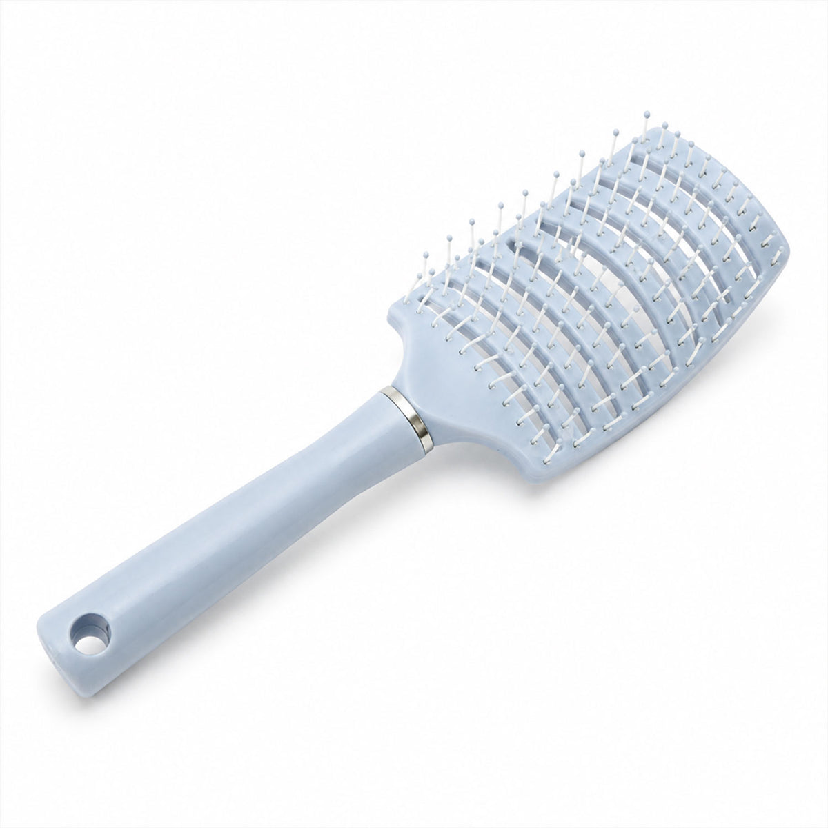 Plastic curved vented hair brush product image 5