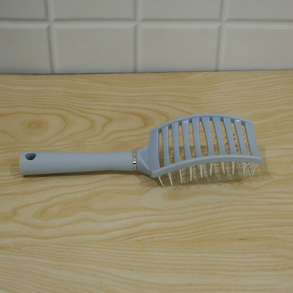 Plastic curved vented hair brush product image 10