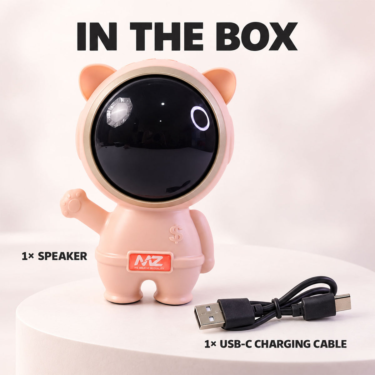 Astronaut wireless speaker features - view 08