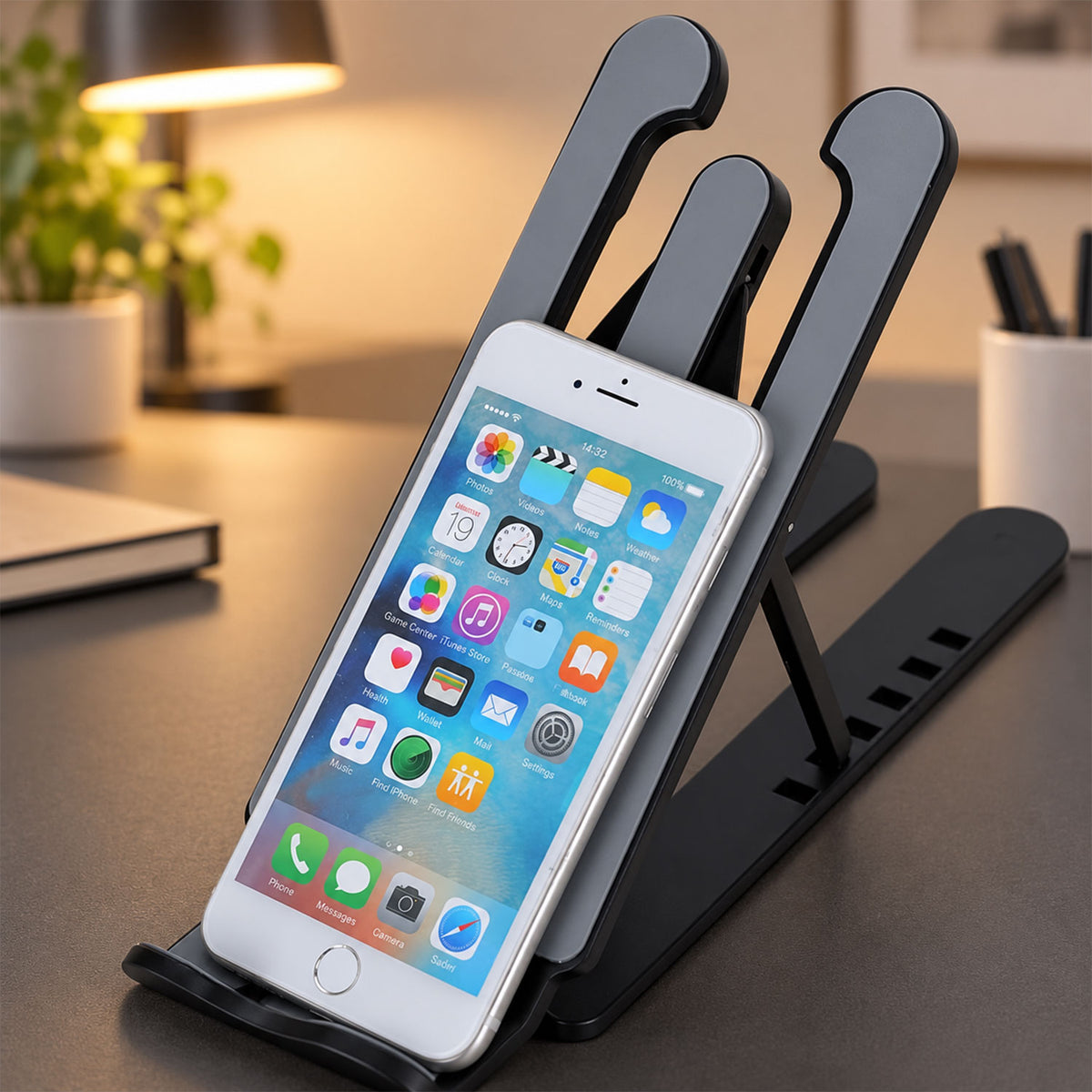 Laptop stand folded view