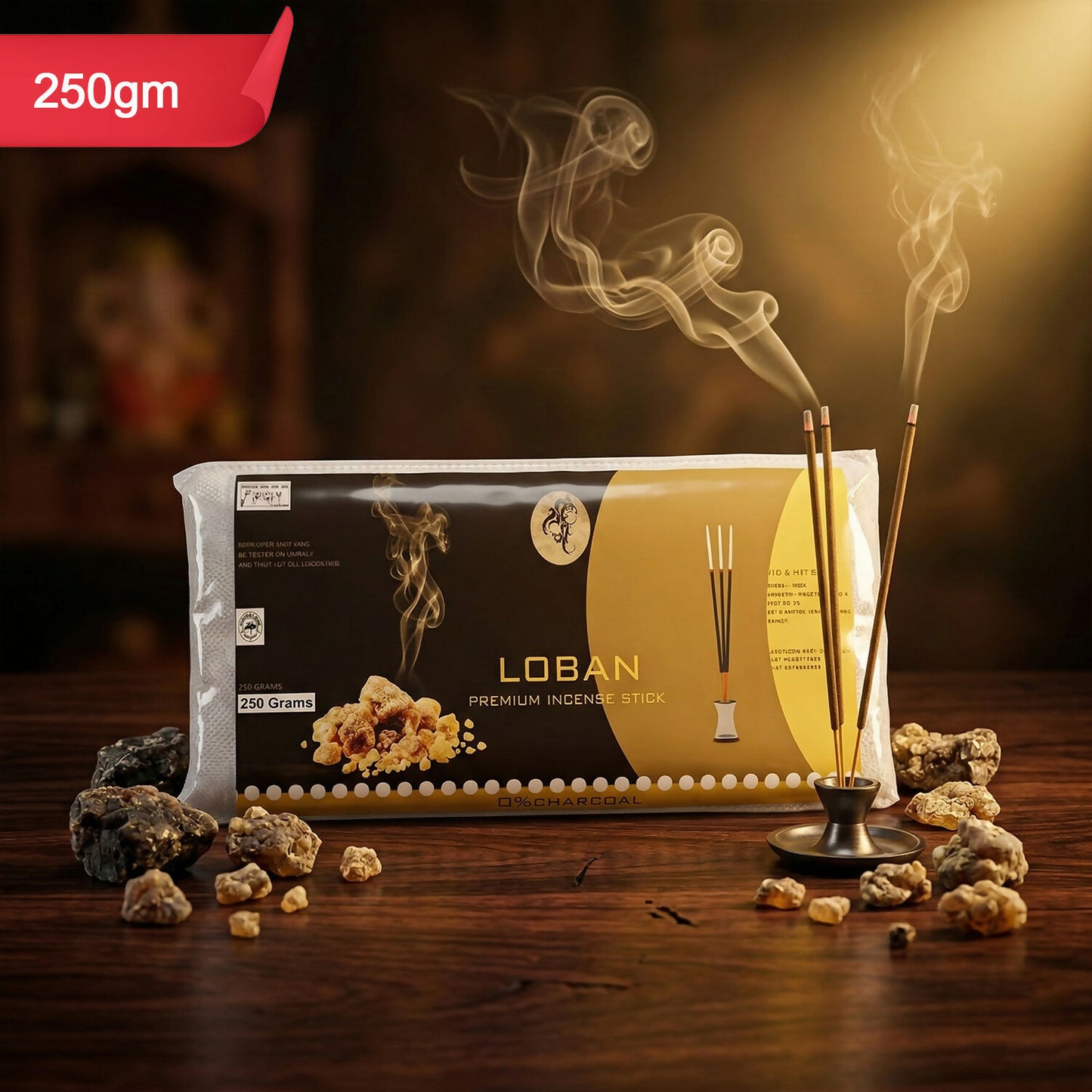 Loban Incense Sticks Pure Loban Resin Aroma for Home & Rituals, Long-Lasting