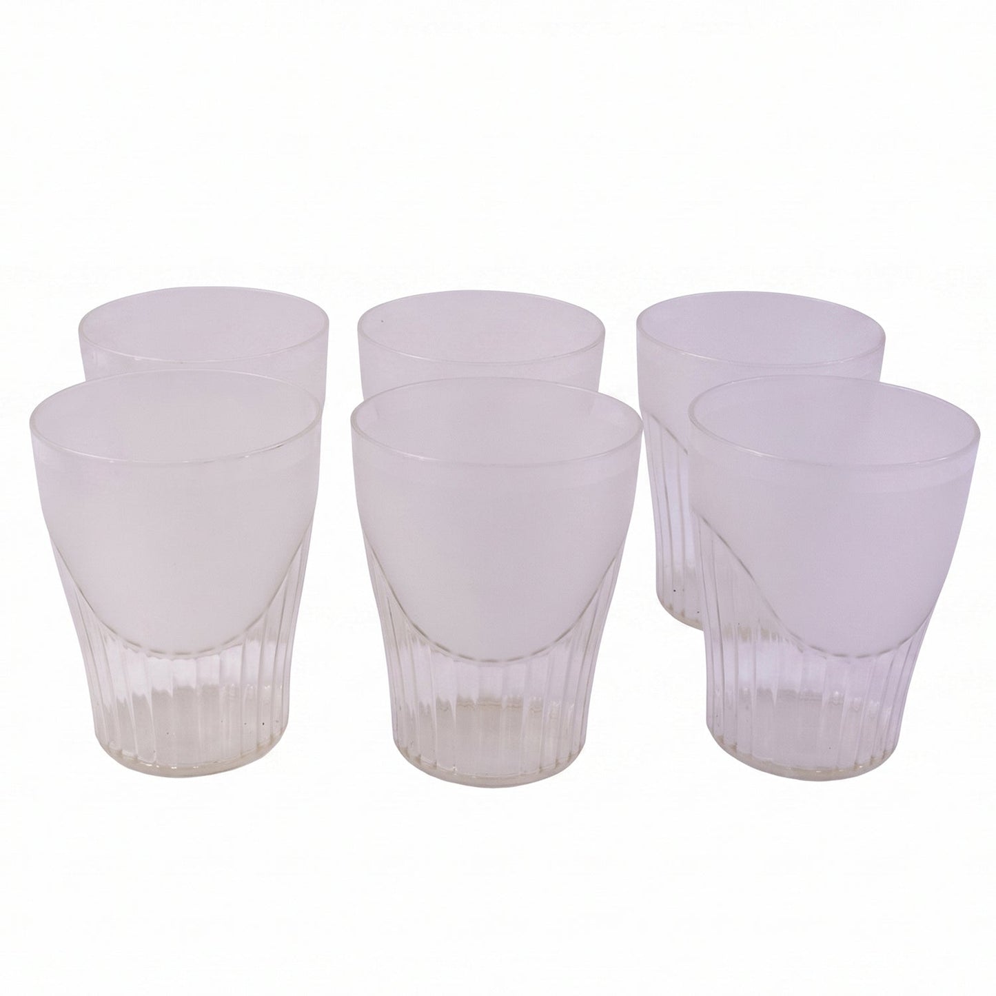 24059 plastic juice glass white background