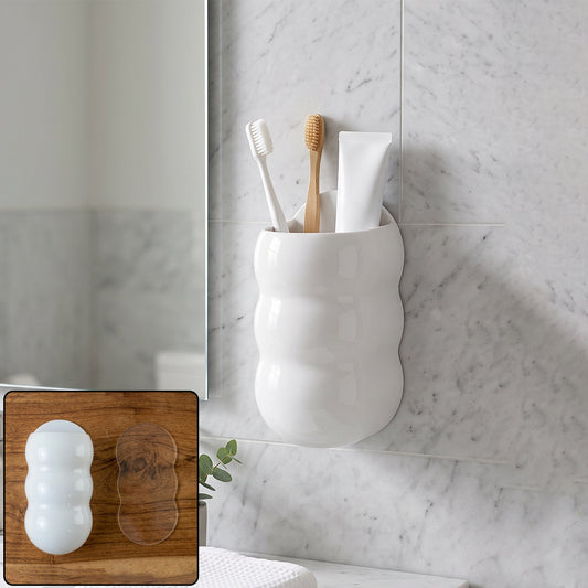 Plastic caterpillar shape self-adhesive wall storage holder clean product image