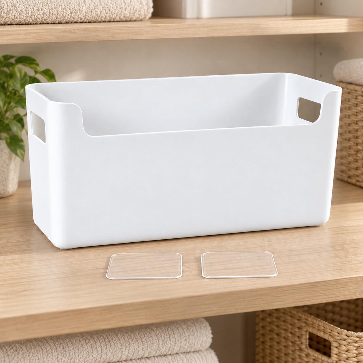 Adhesive wall mounted storage box - product view 02
