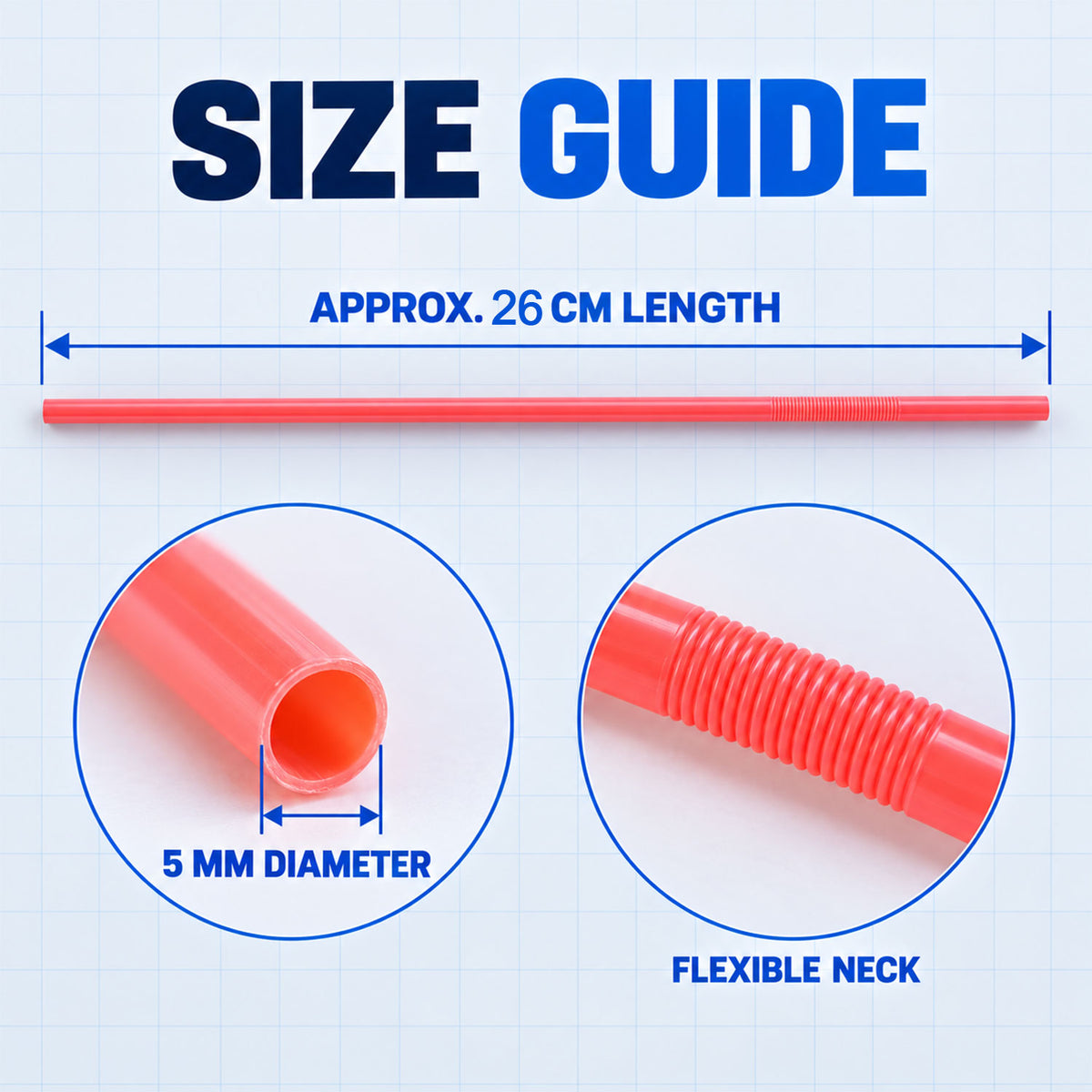 Colourful bendable plastic drinking straws sixty piece set 04